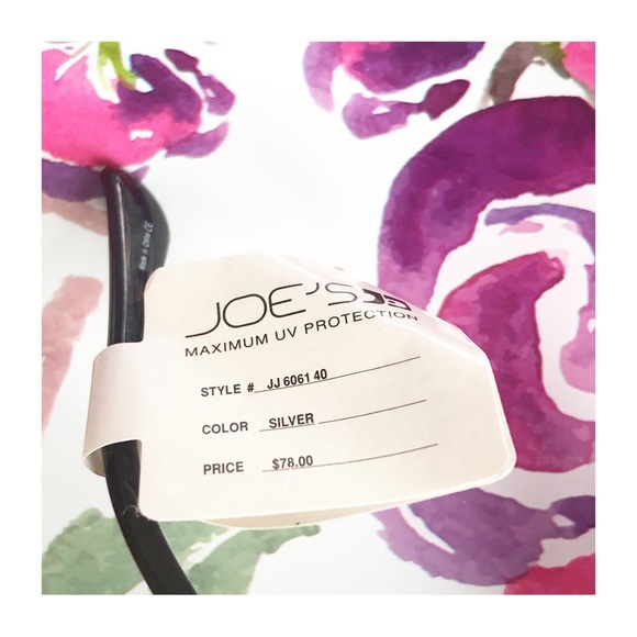 NWT JOE'S JEANS Women's Silver Tone Round Polarized Sunglasses - Picture 11 of 14